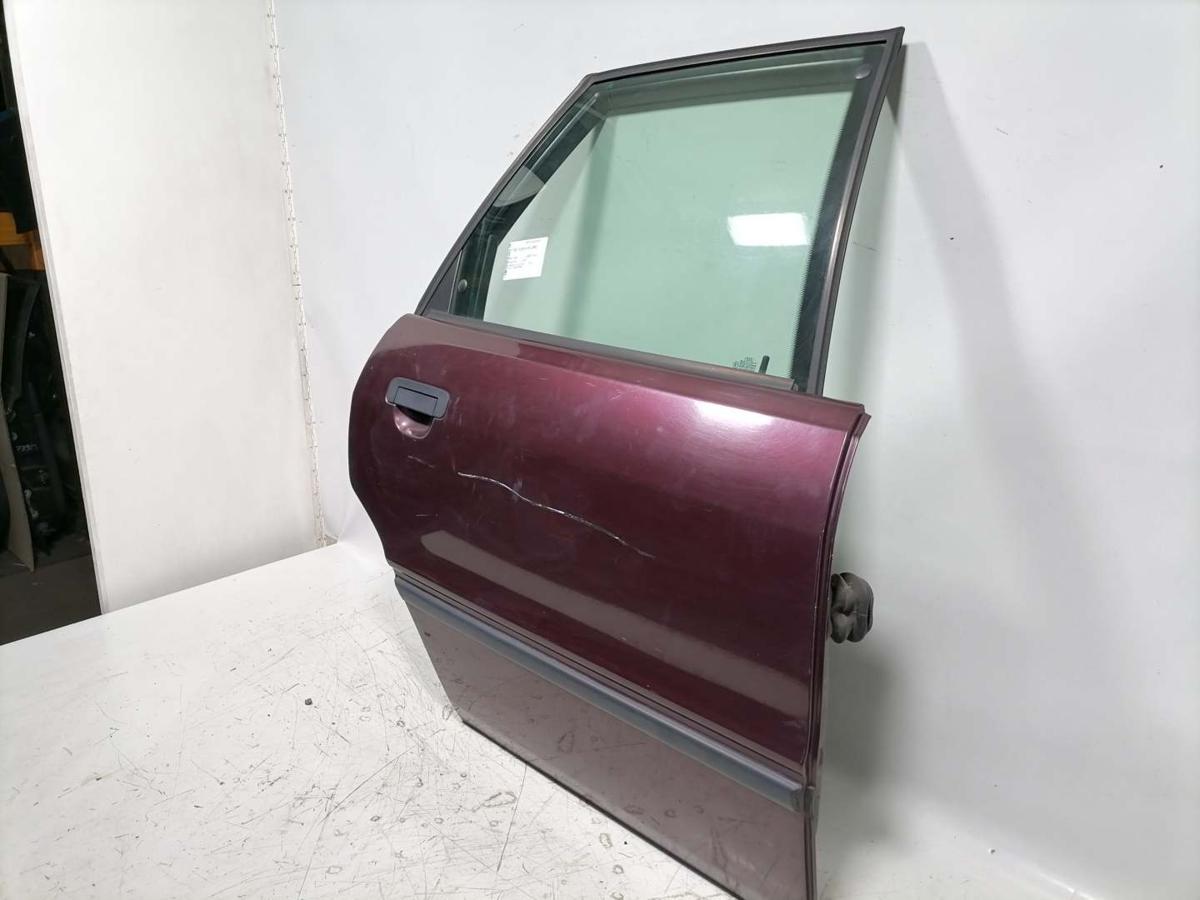 Audi 80 B4 original T&uuml;r hinten rechts Weinrot LZ3T Limousine Bj.1992